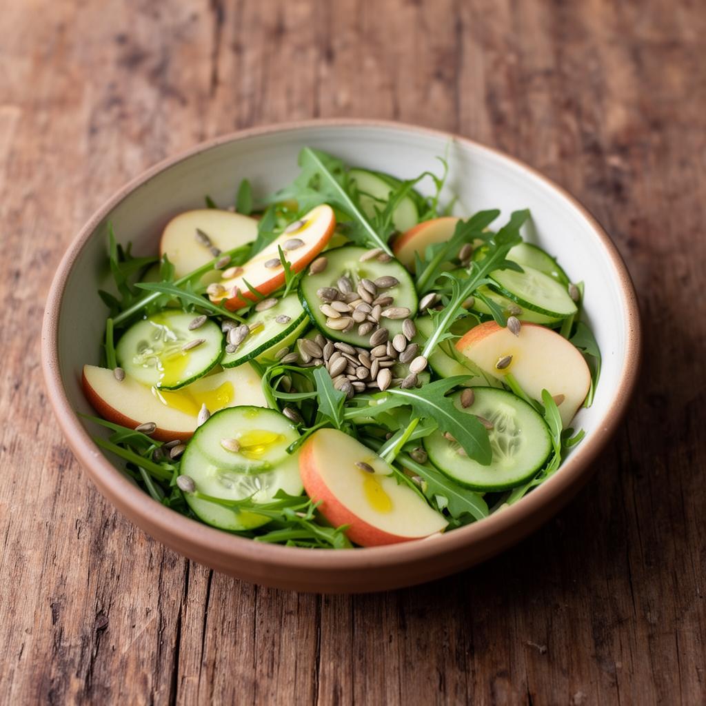 Mild vårsallad med maskrosblad